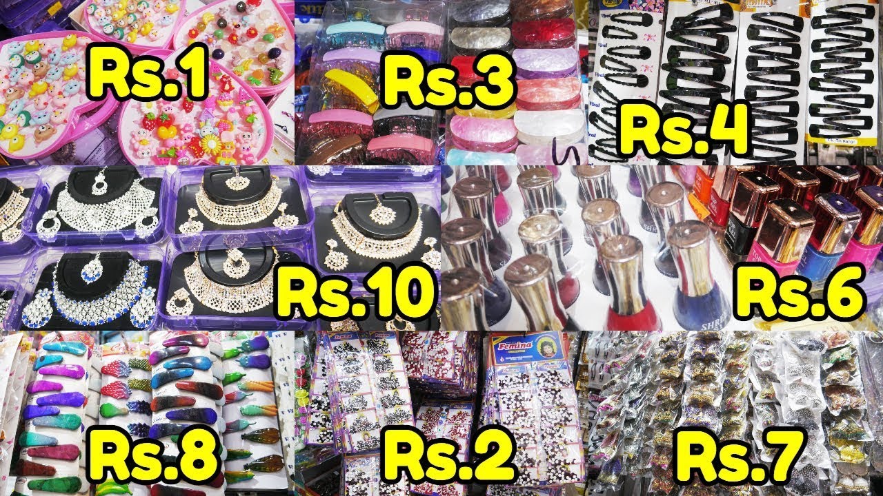 Rs.1 Onwards Chennai's Most Trusted Fancy Items Supplier @ Wholesale Price | Earrings/AccessoriesEtc