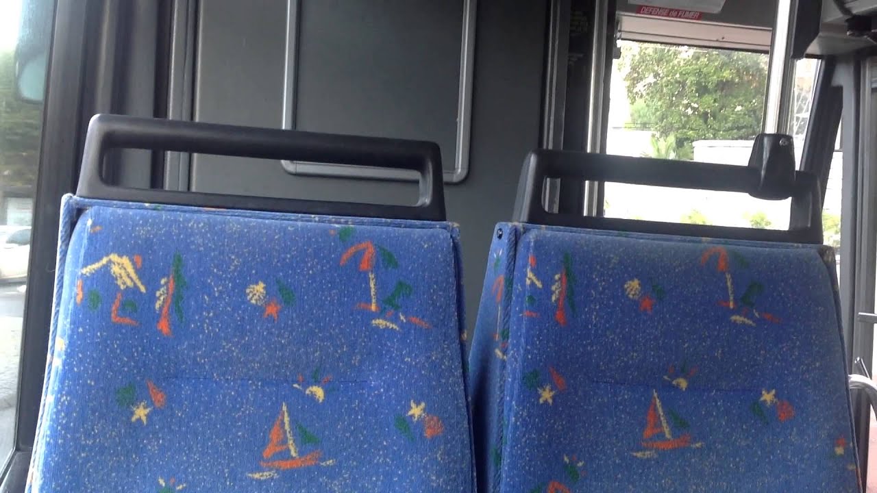 A bord de VanHool A500 bus Chronobus ligne 8 Biarritz (bus ride)