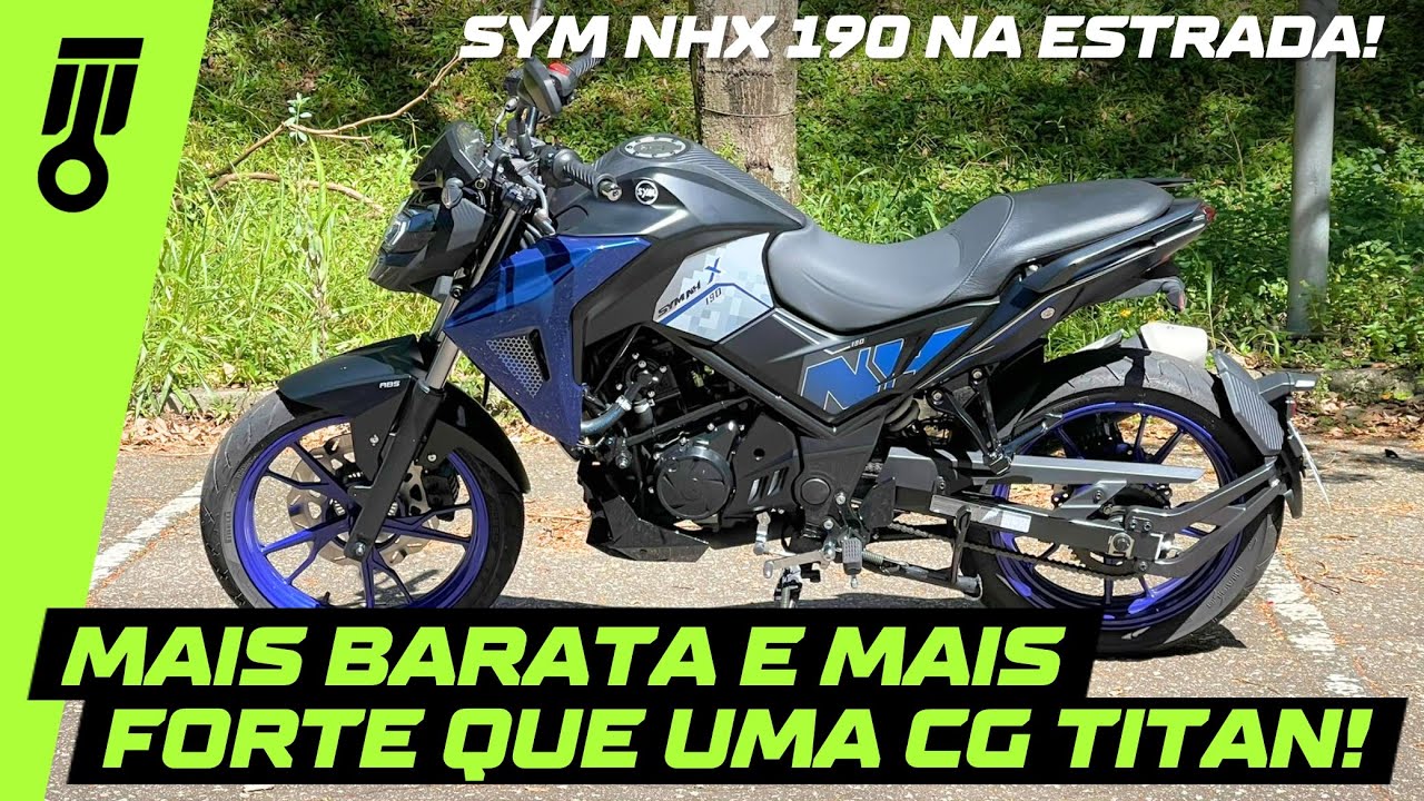 SYM NHX 190 na ESTRADA! - Mais barata que Titan e anda mais! Como ela se comporta?