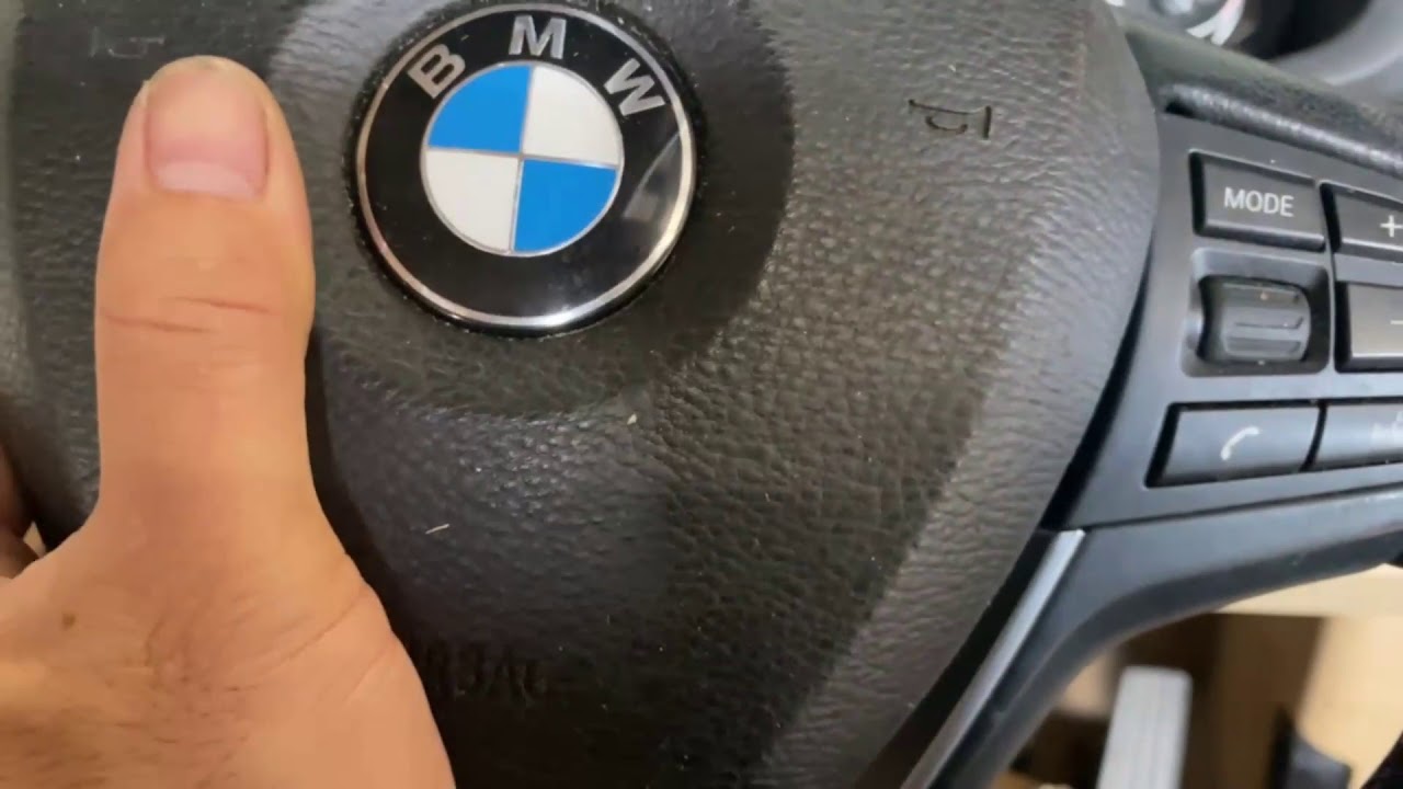 How to remove BMW X3 Driver Airbag.