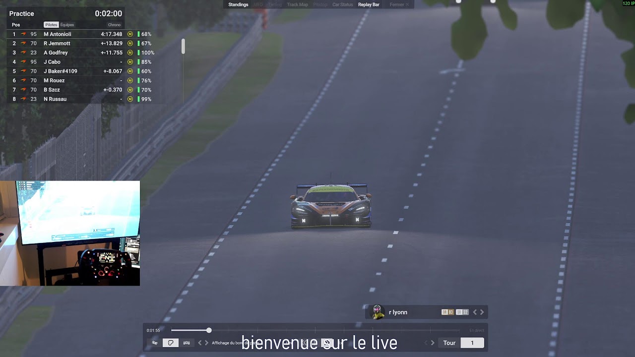le mans ultimate   multijoueur course sur circuitde  de la sarthe  mclaren