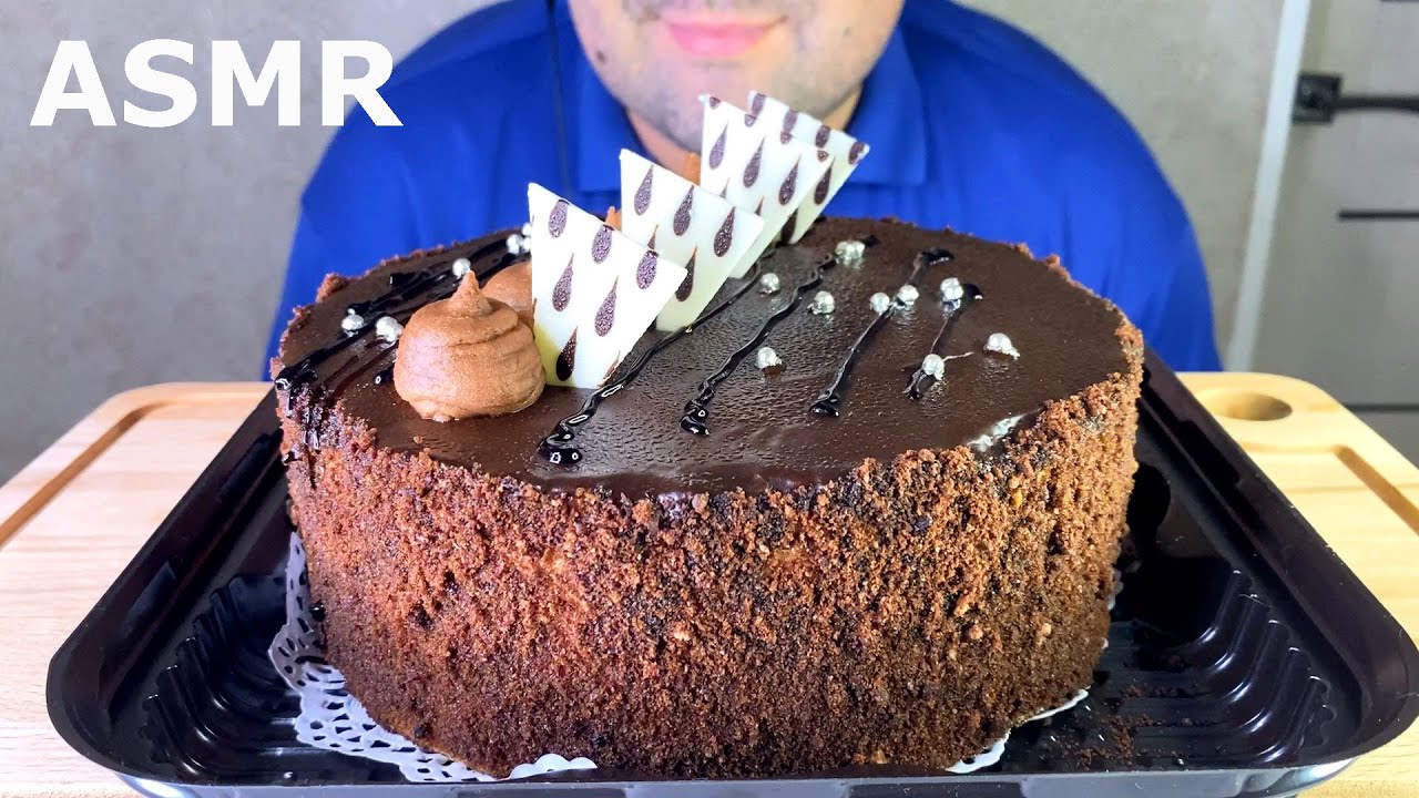 ASMR MUKBANG CHOCOLATE CAKE PARTY IN KAZAKHSTAN (EATING SOUNDS) EATING SHOW