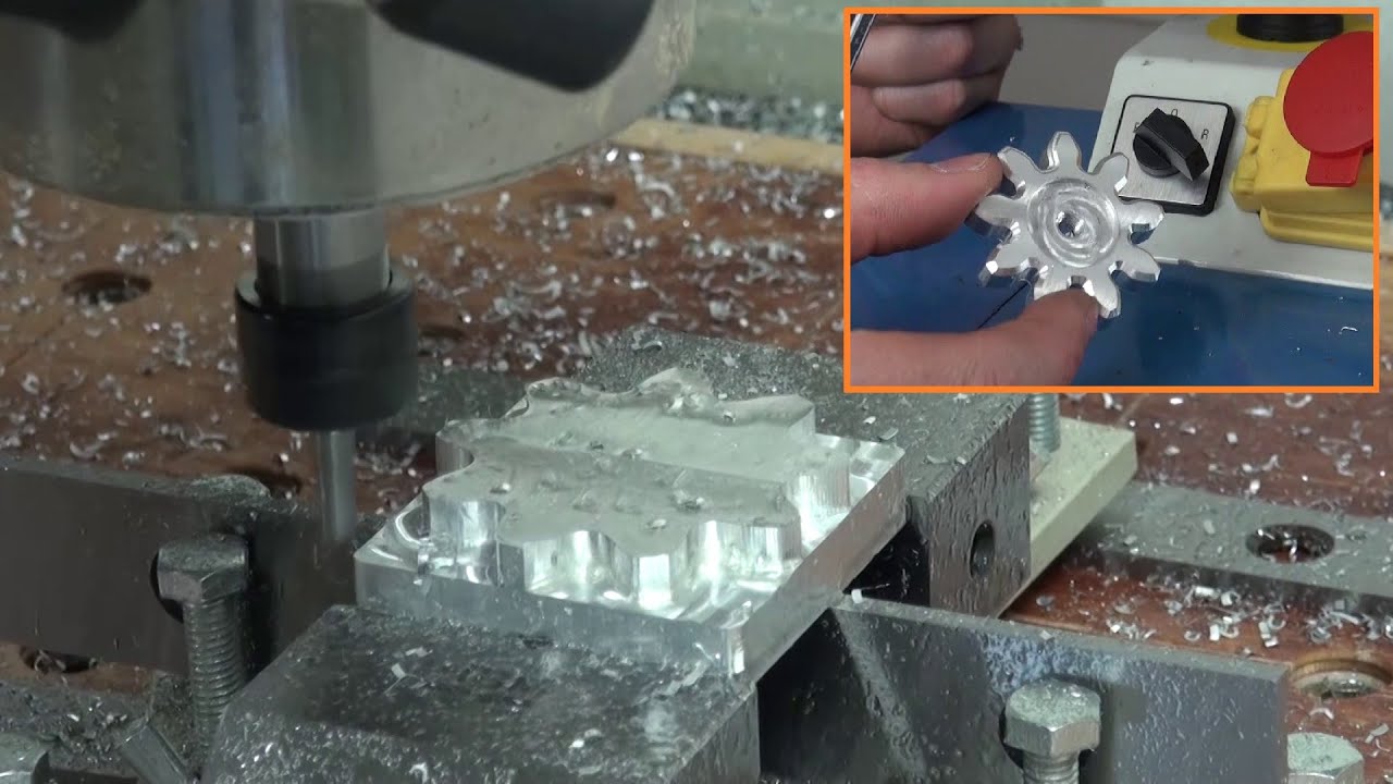 First test with Datron single flute end mills in aluminium PART 2 - CNC 6040 ROUTER-