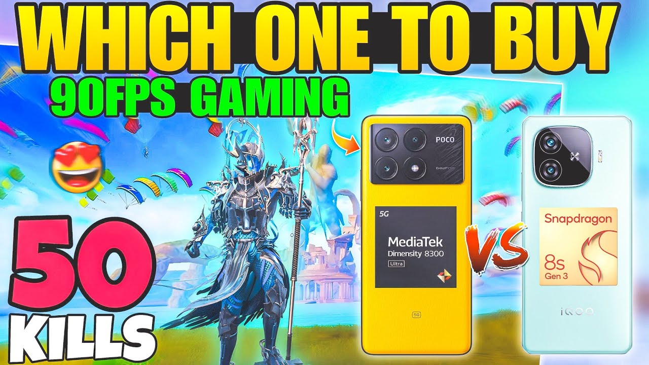 🔥iQOO Z9 Turbo vs Poco X6 Pro BGMI Test on Fps Meter - Which One To Buy For Gaming