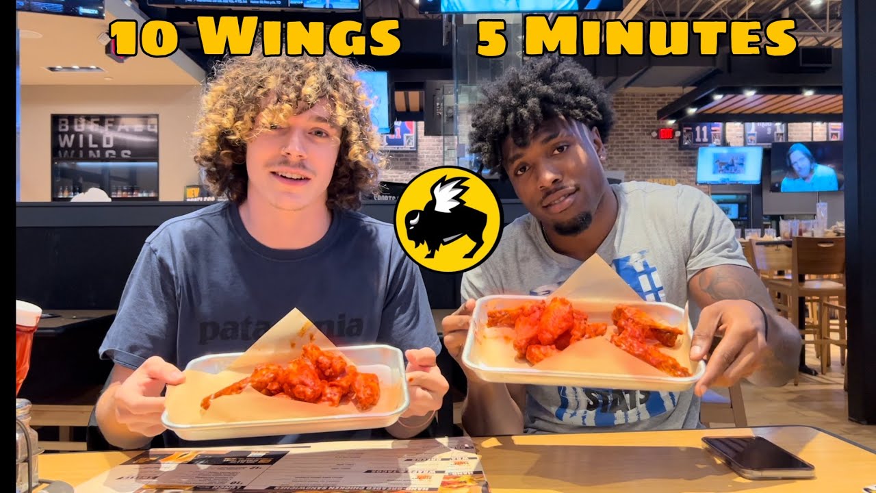 Buffalo Wild Wings Blazin’ Wing Challenge (10 Wings 5 Minutes)