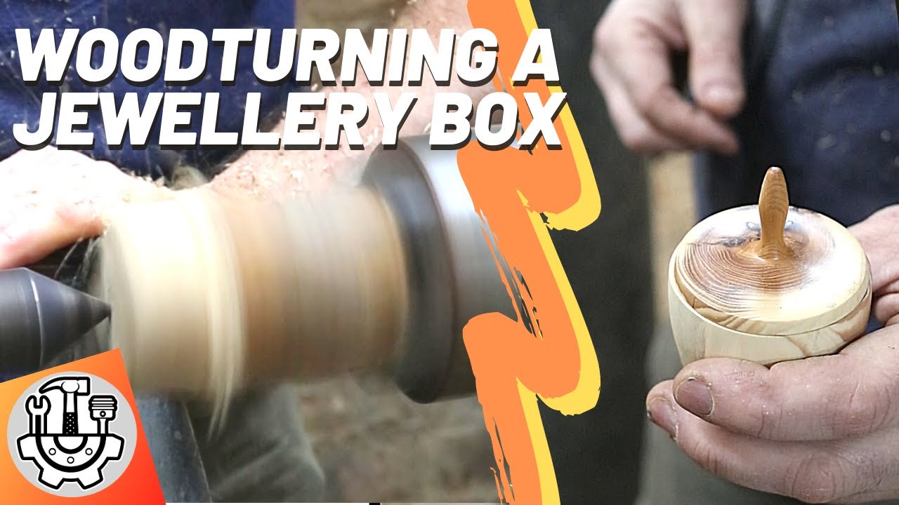 Woodturning a Jewellery box: How to use a WOOD lathe