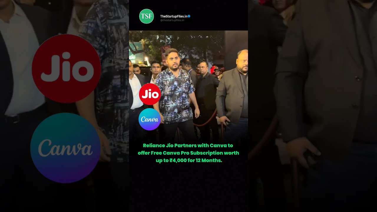 Партнерство Jio и Canva #canva #jio #reliance #mukeshambani #бизнес #партнерство #новости #срочны...