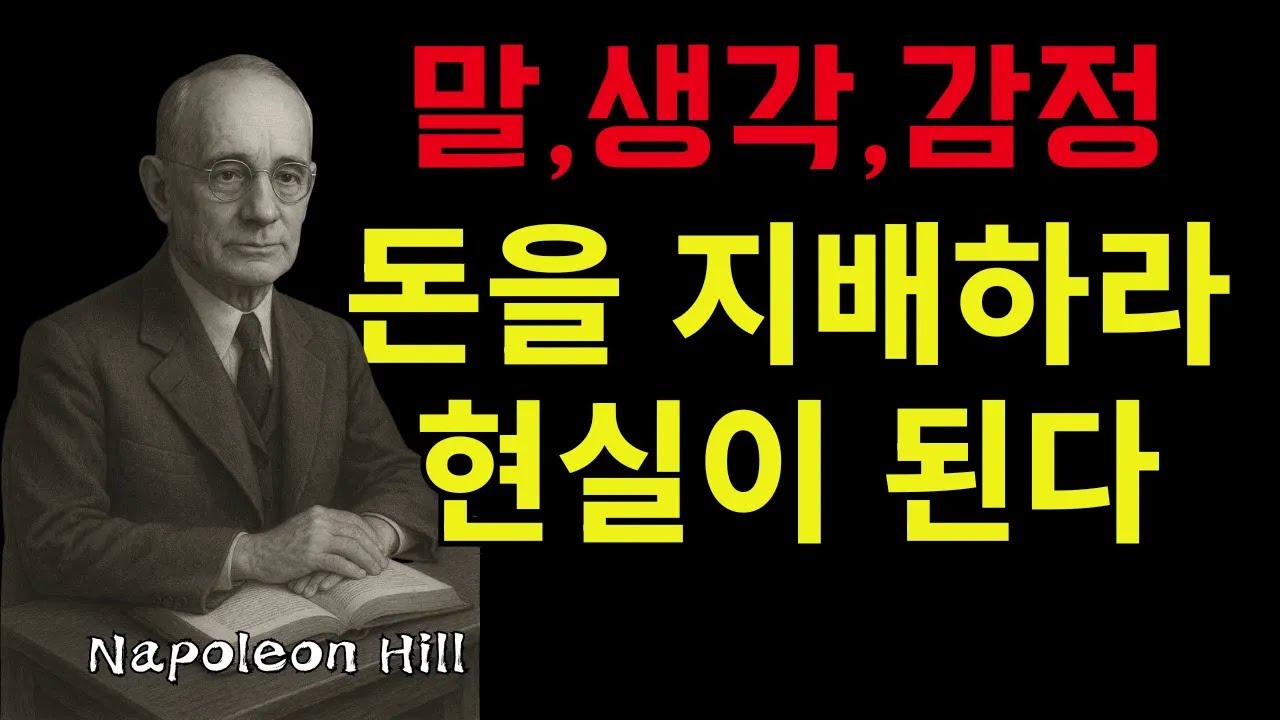 말, 생각, 감정, 돈을 지배하라, 인생이 바뀐다 | 나폴레온 힐 자기 통제의 법칙