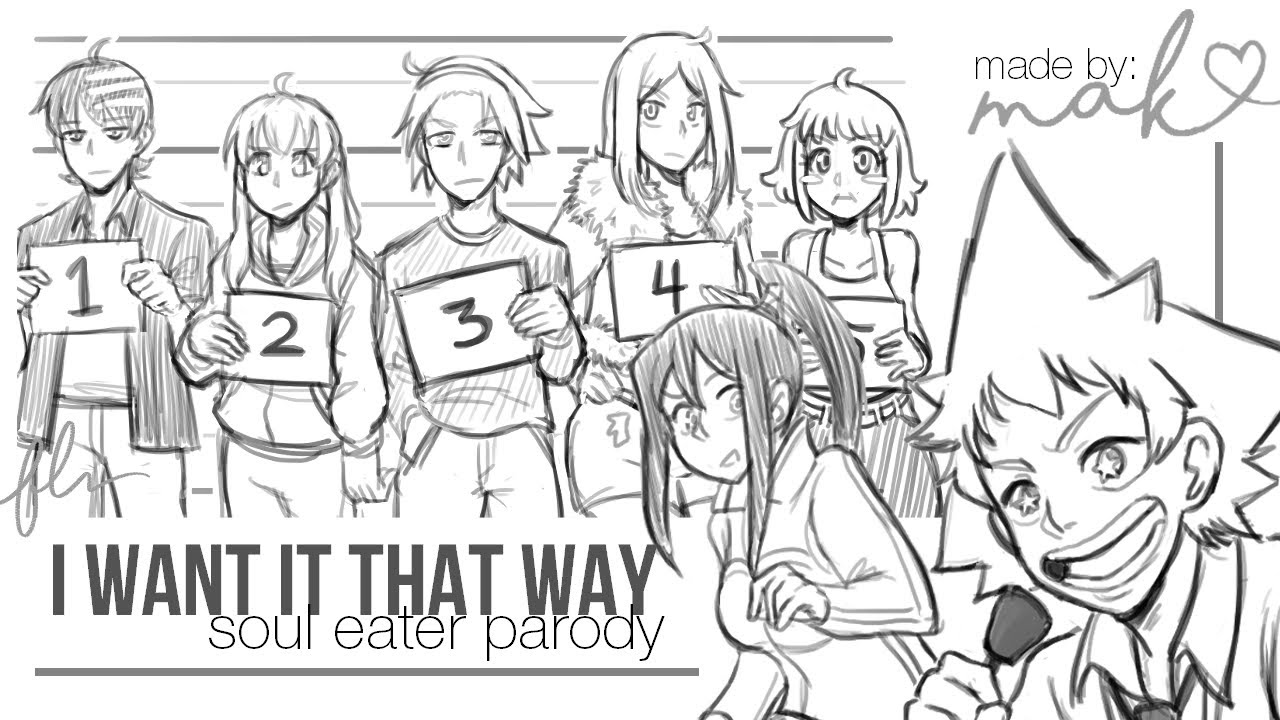 I Want It That Way | Brooklyn 99 (Soul Eater Parody Animatic)