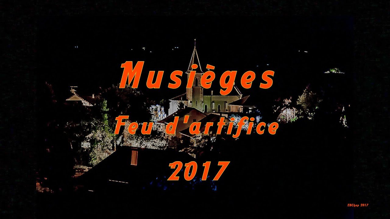 Musi&egrave;ges, feu d'artifice 2017