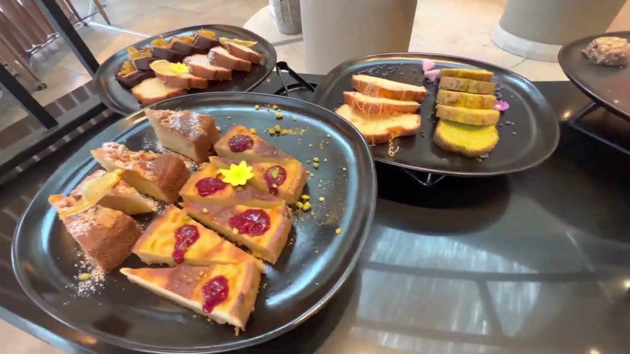 #Greece #Crete Domes of Elounda, Autograph Collection | Haute Living Room | breakfast 🥞 food display