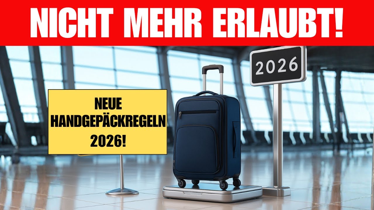 Neue Handgep&auml;ckregeln F&uuml;r 2026 Erkl&auml;rt (VERMEIDE &Uuml;BERRASCHUNGEN)