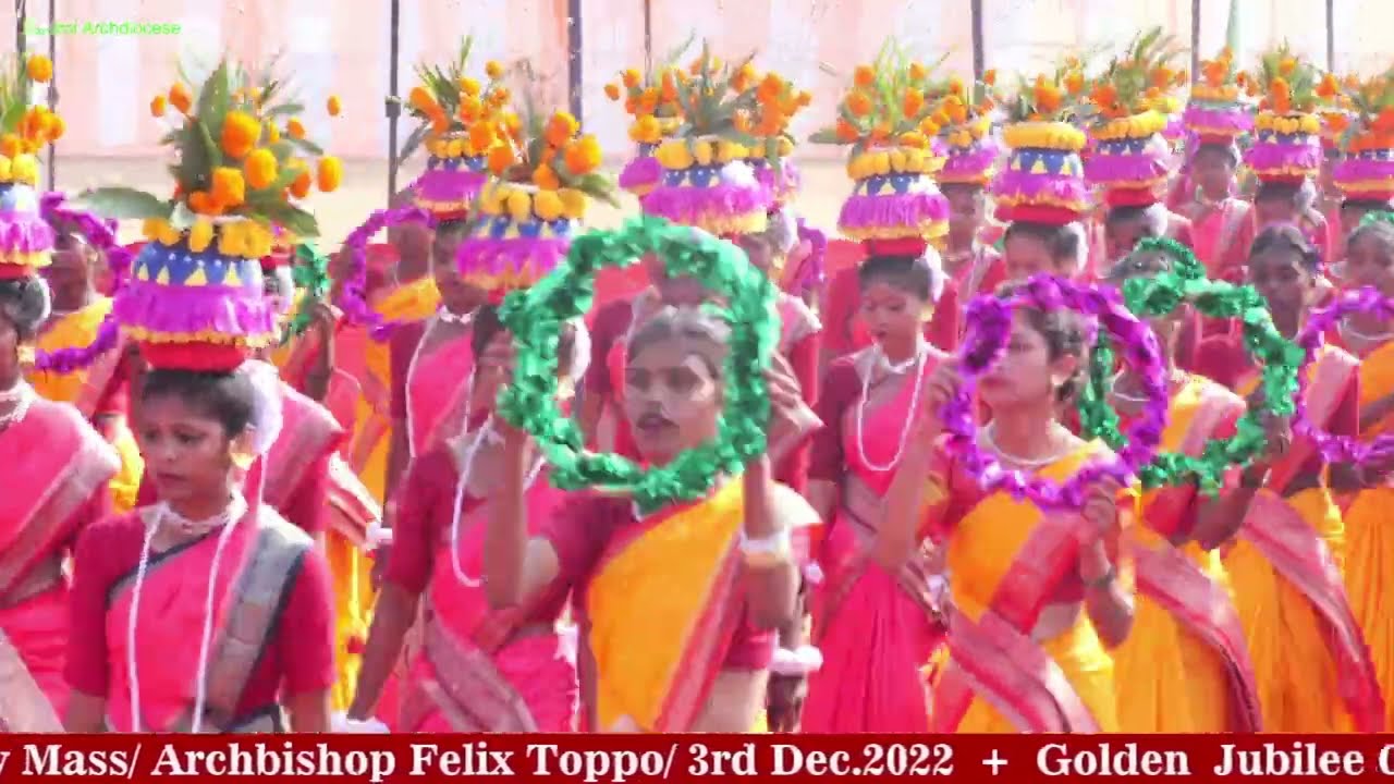 Golden Jubilee/St. Xavier High School Mandar Ranchi/ Holy Eucharistic Celebration/ 3rd Dec. 2022