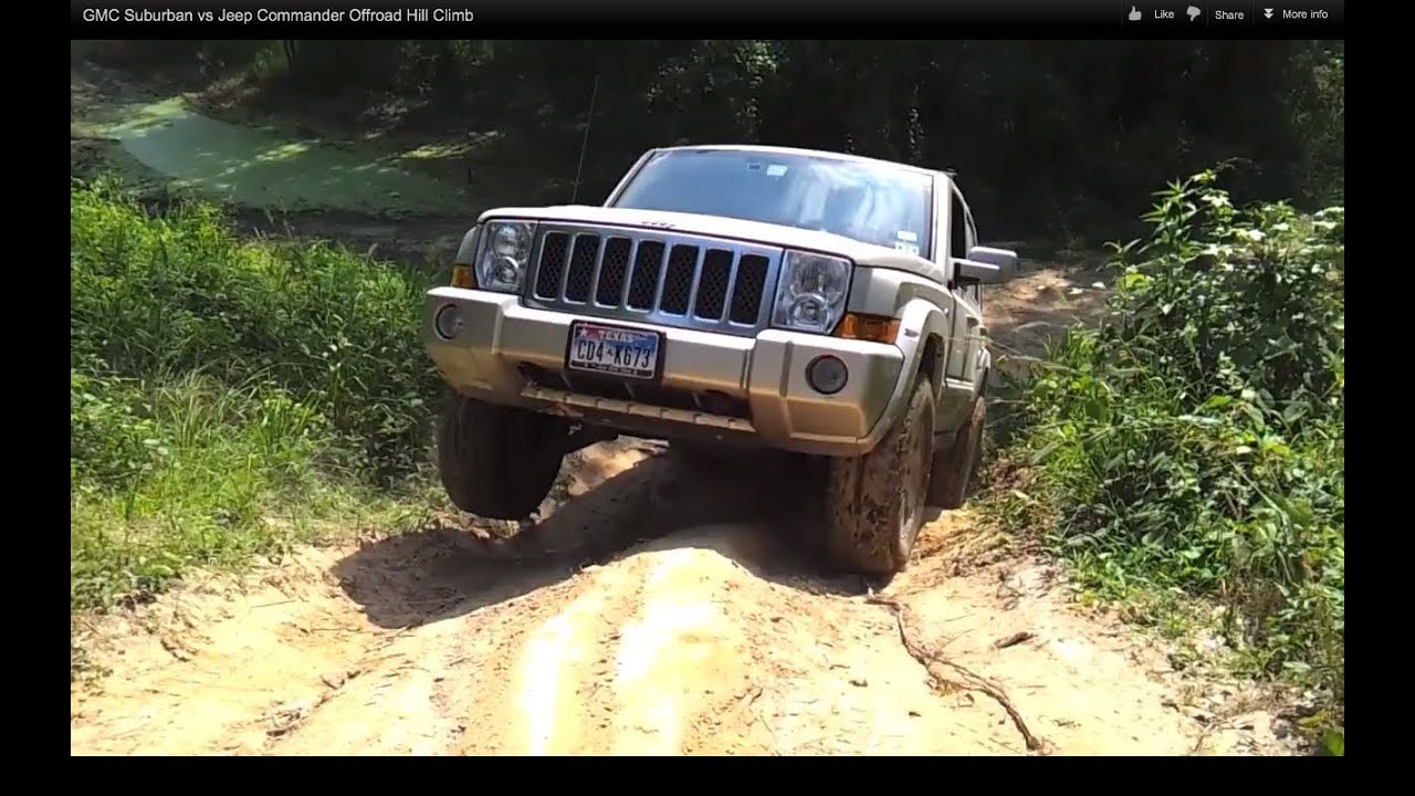 GMC Suburban vs Jeep Commander Offroad Hill Climb
