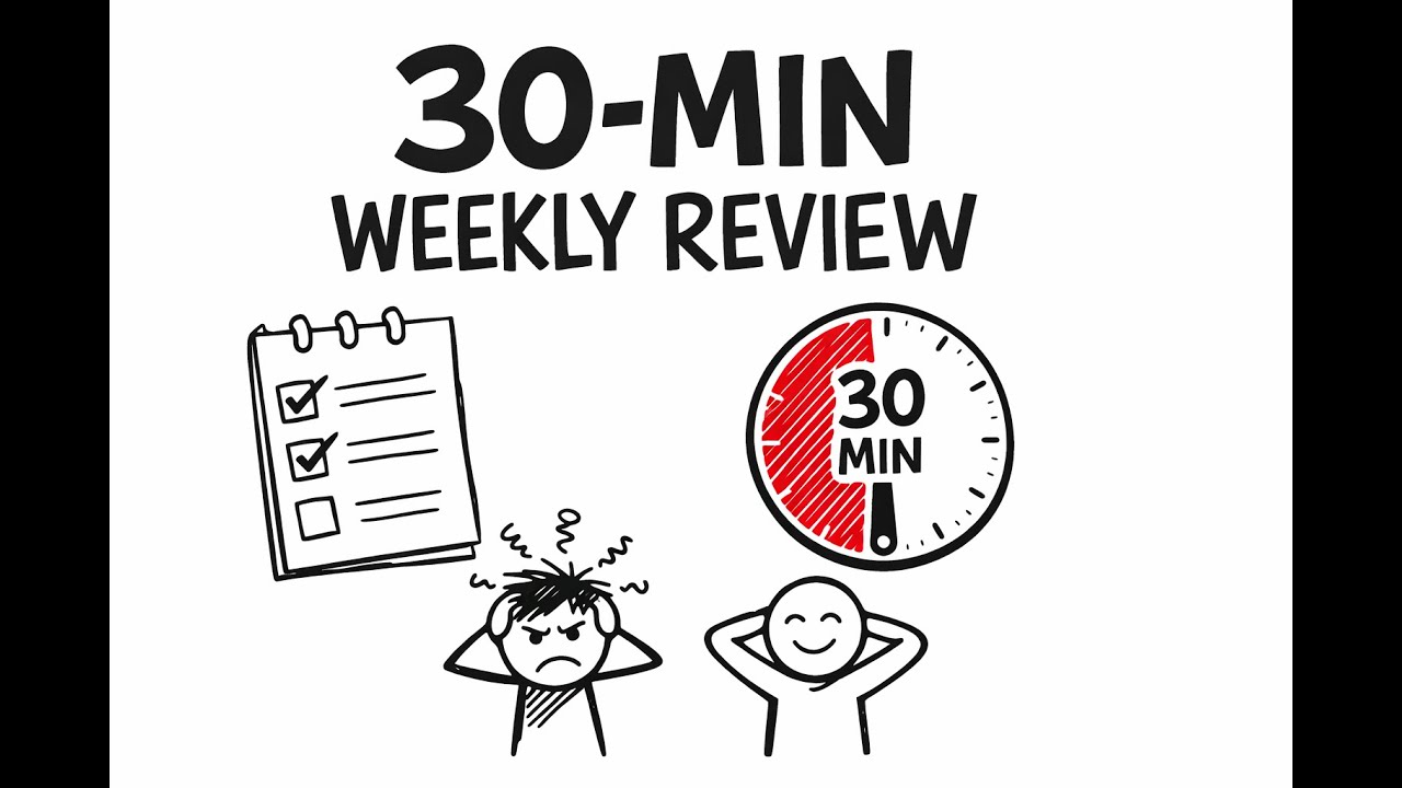 Stop Feeling Overwhelmed: Your 30-Minute Weekly Review System
