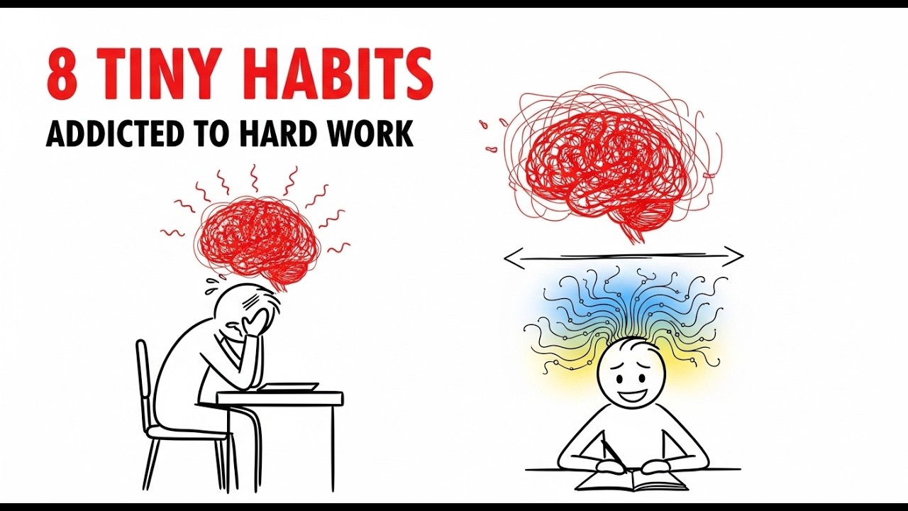 8 Tiny Habits That Make You Addicted to Hard Work (Dopamine Rewire)