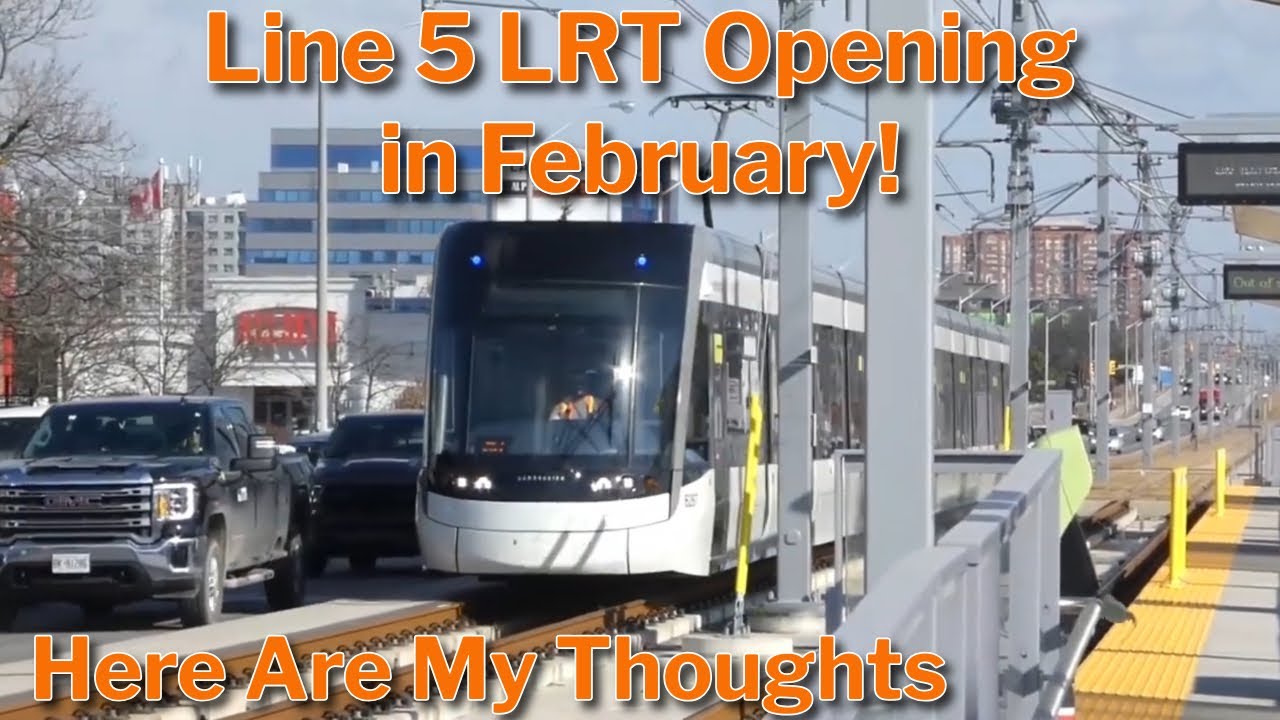 Toronto's Line 5 Eglinton LRT Might Have An Opening Date! Here Are My Thoughts as a Local Resident