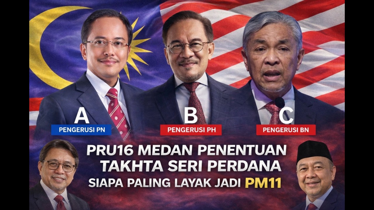 PRU16 Medan Penentuan Takhta Seri Perdana Siapa Paling Layak Jadi PM11?