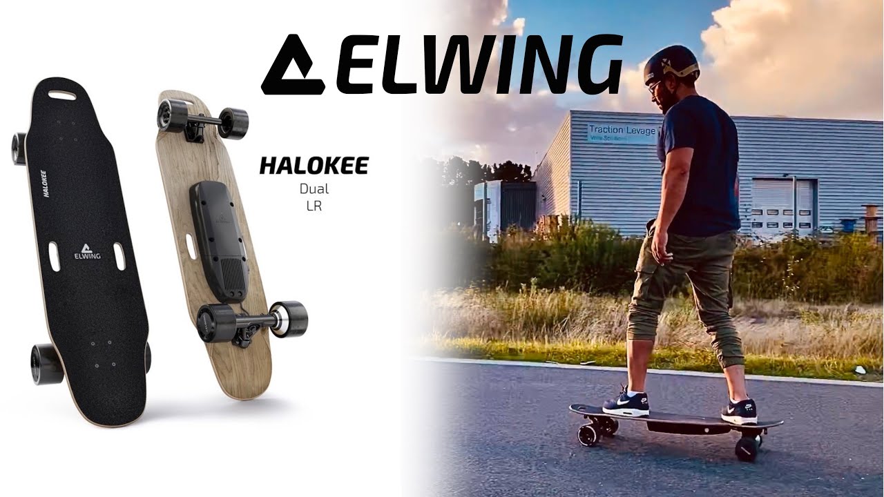 Meilleur Skateboard électrique ⚡️ Halokee model 2020 de la marque Elwing.#Skateboard #Powerkit