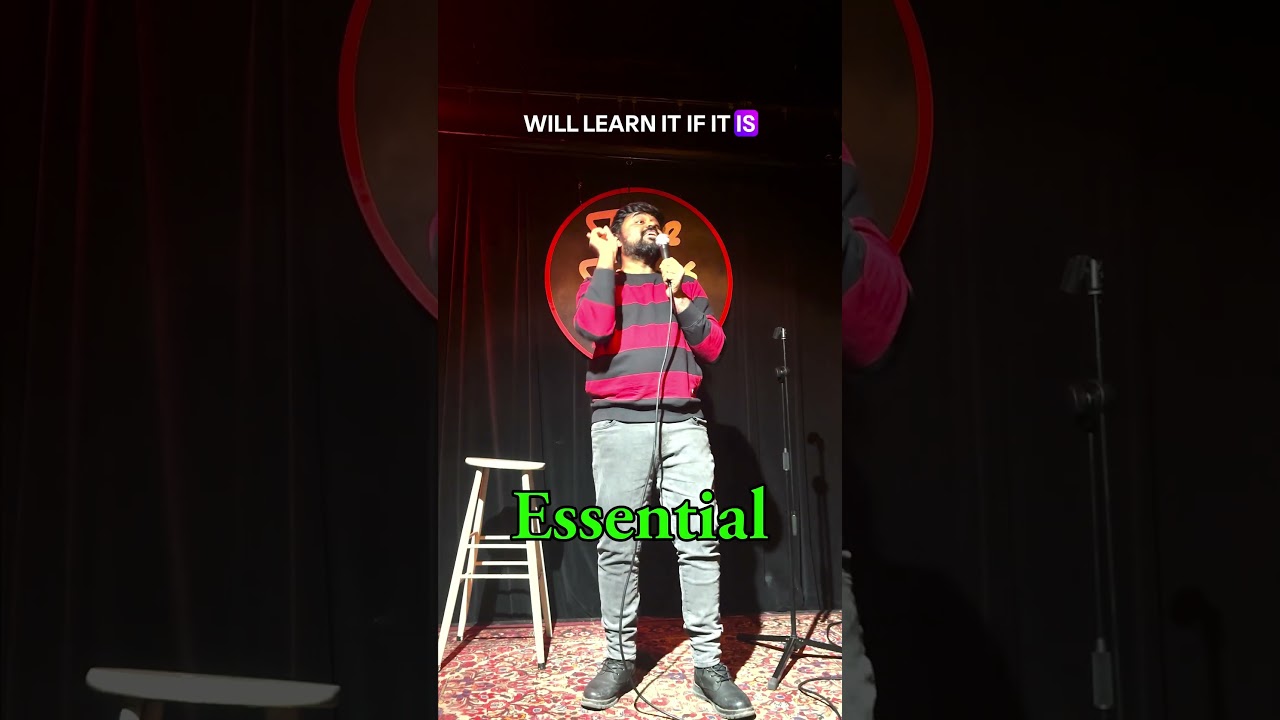 Tamil vs Hindi - Why Tamil people don't speak Hindi #standupcomedy #comedy