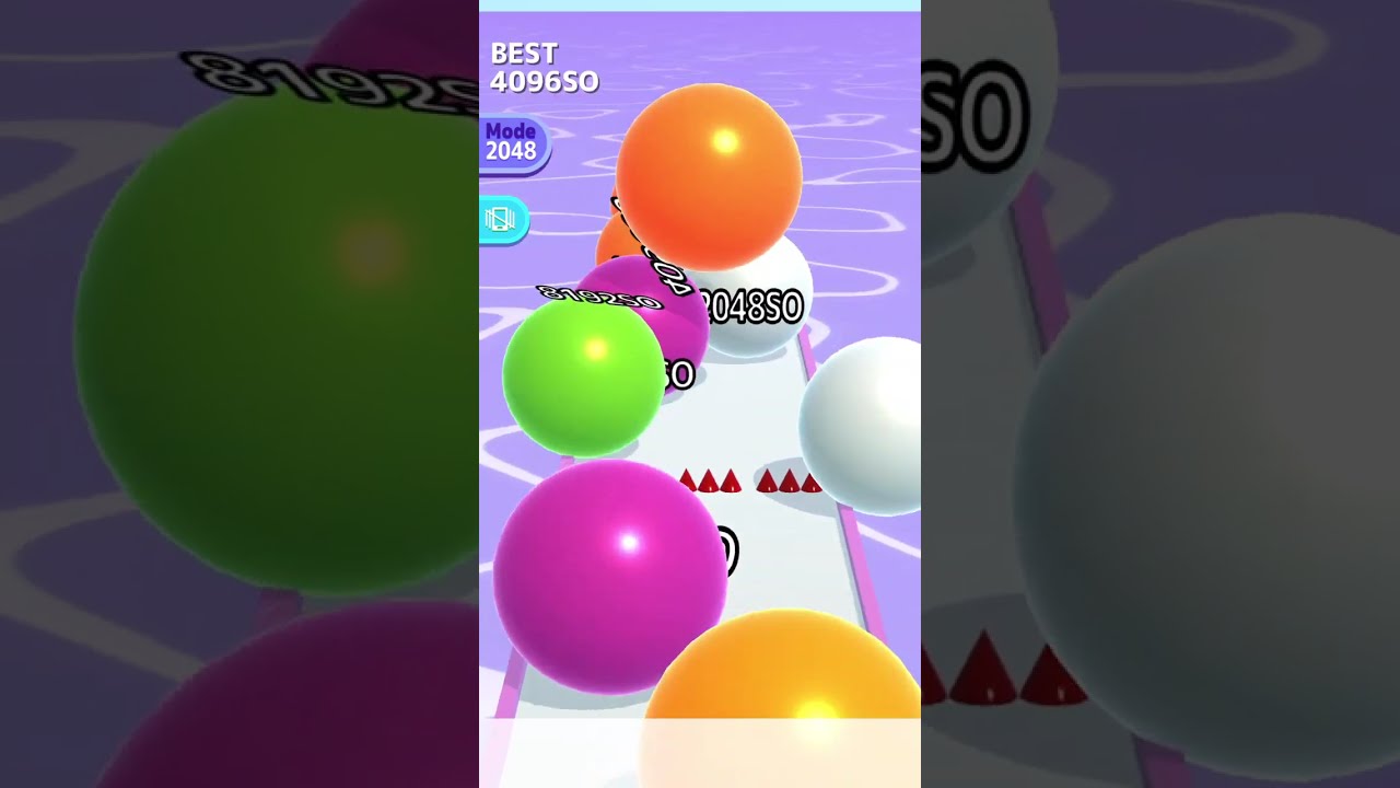 BALL RUN 2048 - INFINITY MODE 2048 \C NEW BEST [ PART 1/3 ]