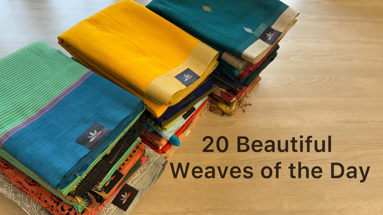 25 February 2026 - 20 Beautiful Weaves of the Day | Shop on www.fabk.in | Whatsapp : 7338872202