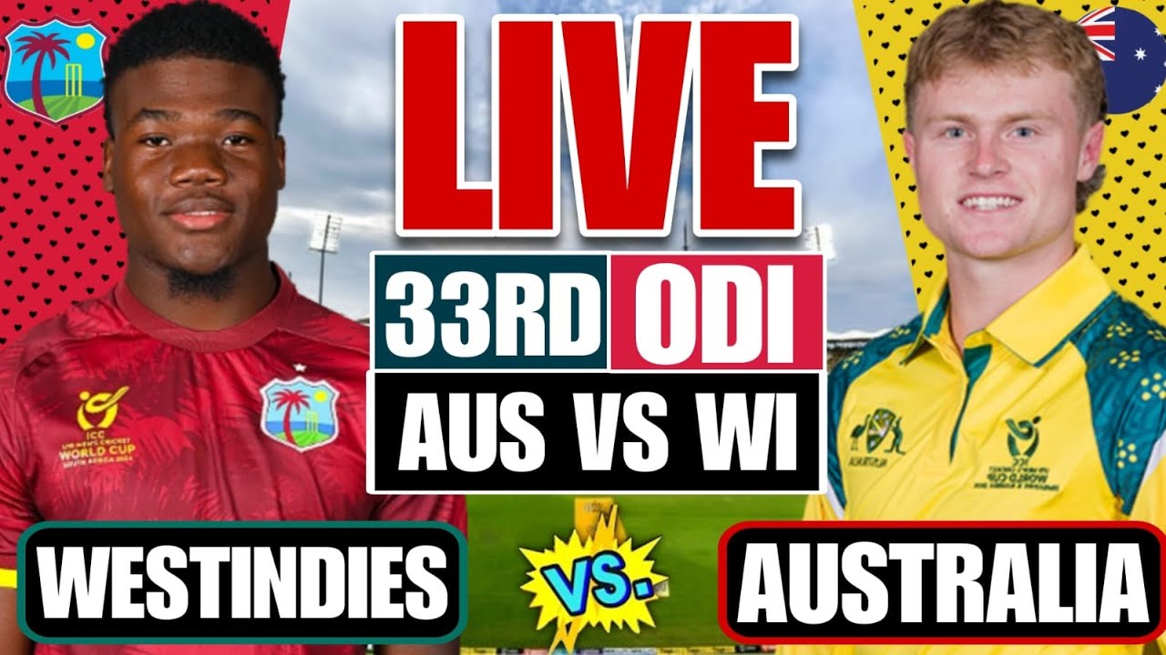 West Indies U19 VS Australia U19 , 7th Match, ICC Under 19 World Cup 2026 - FANCHAT