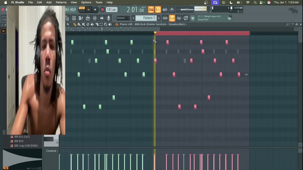 making a beat with 808s only