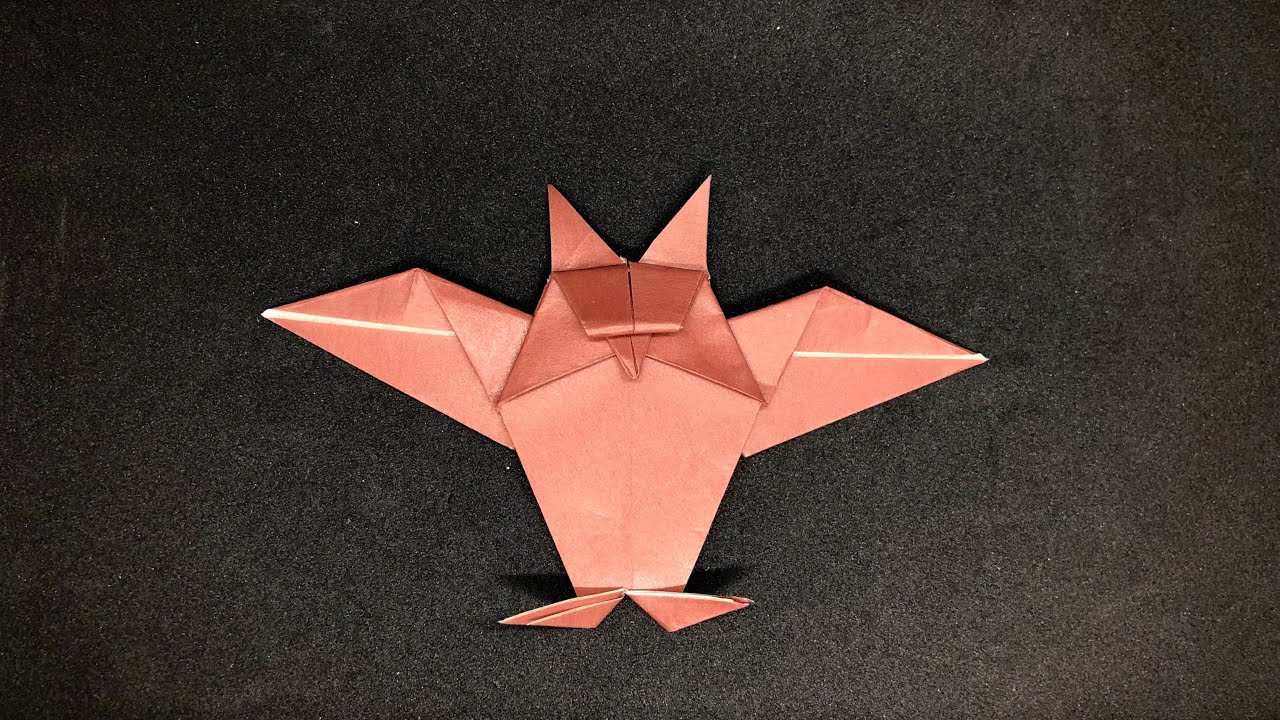 einfache Eule basteln mit Papier 🦉 Origami Eule falten 🦉 DIY Paper Owl