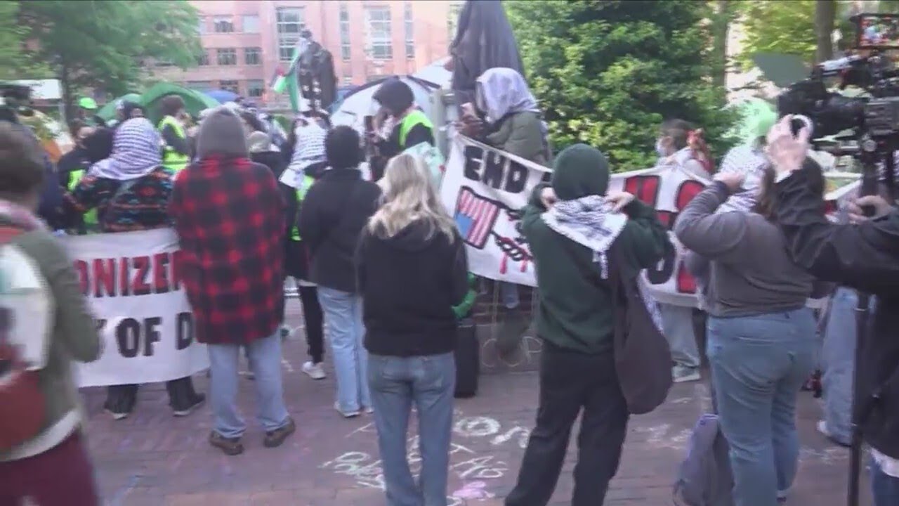 Virginia Tech student protest war in Gaza