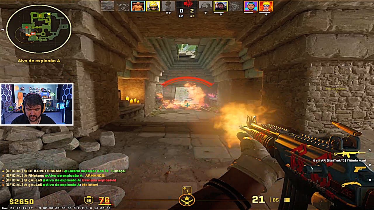 GAULES, LIMINHA, BT0, NAK E STEELEGA JOGANDO CS:2 (29/12/23) #610