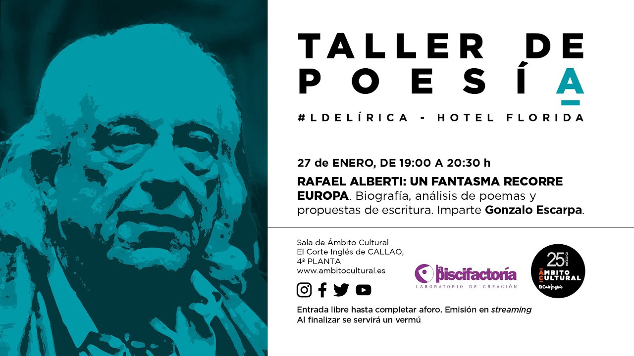 Taller de poesía #LdeLírica l Rafael Alberti: Un fantasma recorre Europa