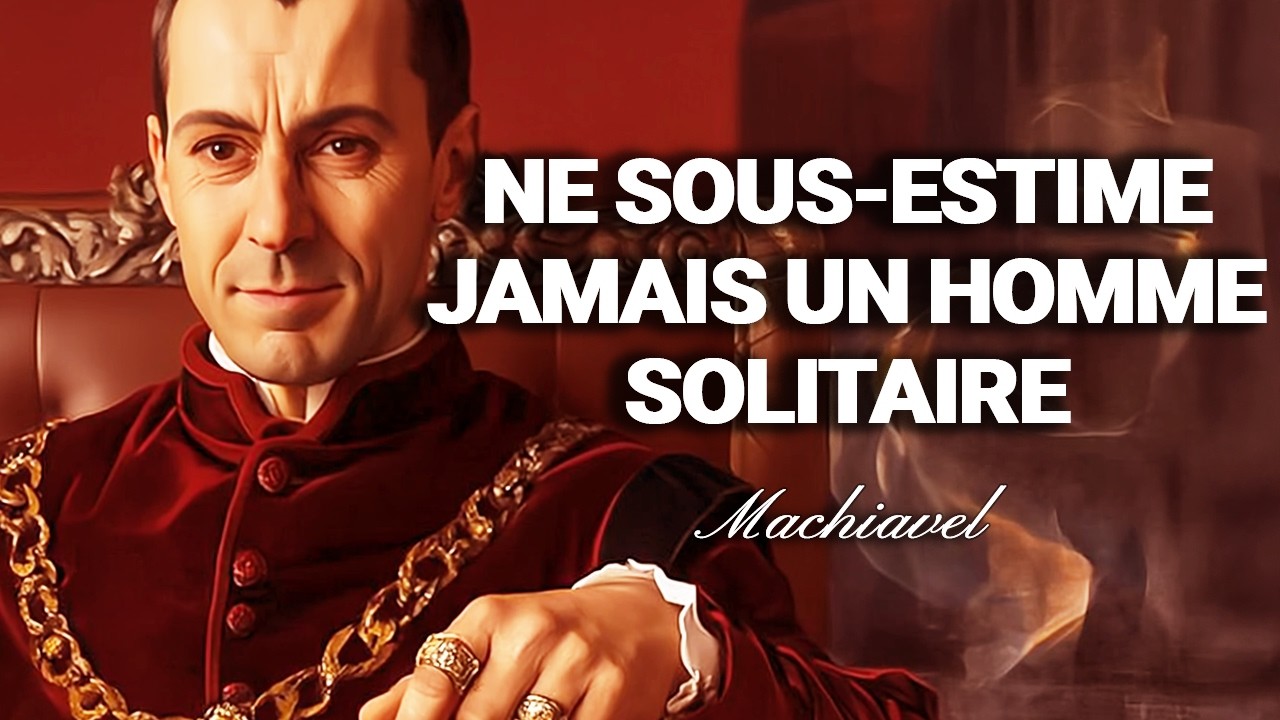 NE SOUS-ESTIME JAMAIS UN HOMME QUI CHOISIT LA SOLITUDE | MACHIAVEL