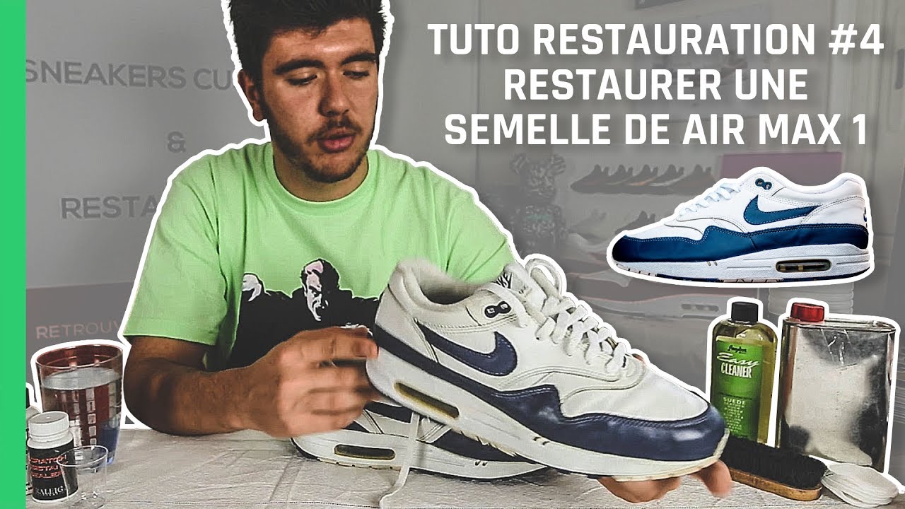 RESTAURER UNE SEMELLE DE AIR MAX 1 | Tuto Restauration #4