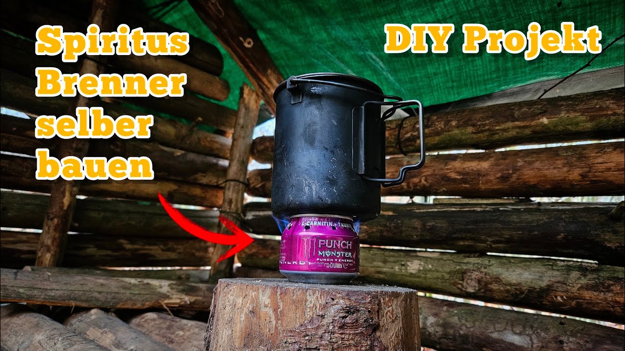 Spiritusbrenner aus einer Dose selber bauen | DIY Projekt