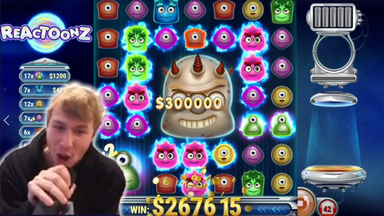 Xposed Doesn't Realize He Wins $300k+ on Reactoonz!!! *INSANE REACTION*
