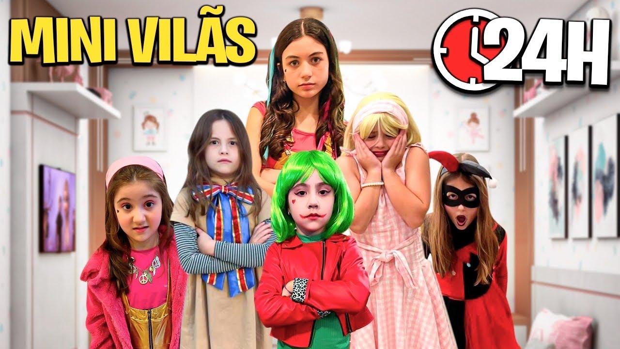 VÍDEOS DE TODAS AS MINI VILÃS EM 24 HORAS CONTRA TODOS OS SUPER VILÕES ★