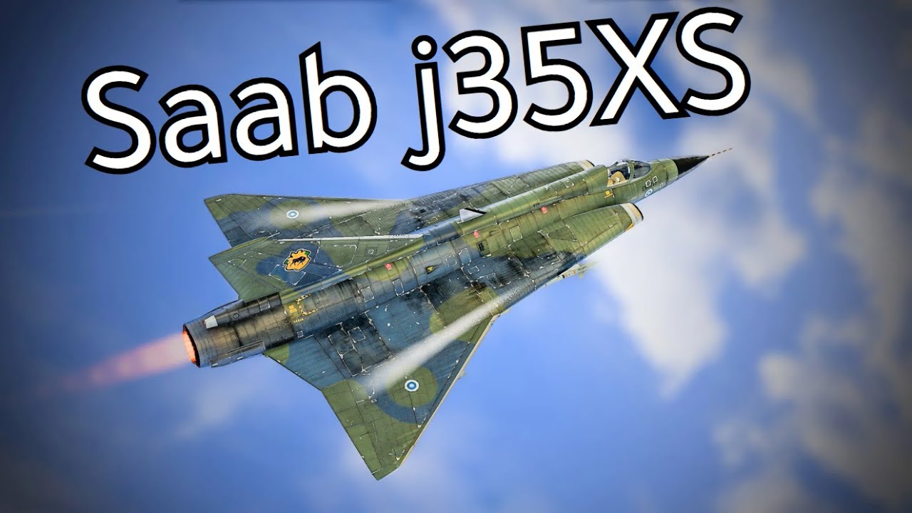 وارثندر : هذي سمبوسة ولا طيارة 😂 War Thunder Saab J35 XS
