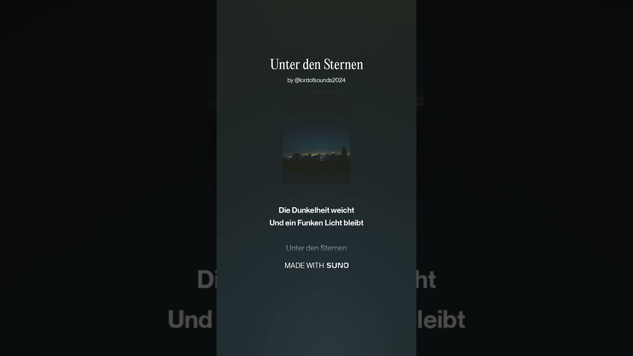 ✨ Unter den Sternen – Lord of Sounds | @LordofSounds2024