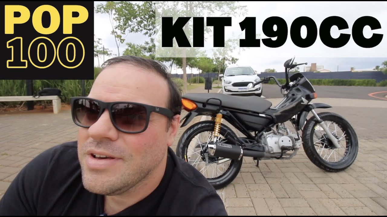 Explicando sobre a POP 190cc preparada com Kit Alto Giro Motos e Preparações - Parte 1