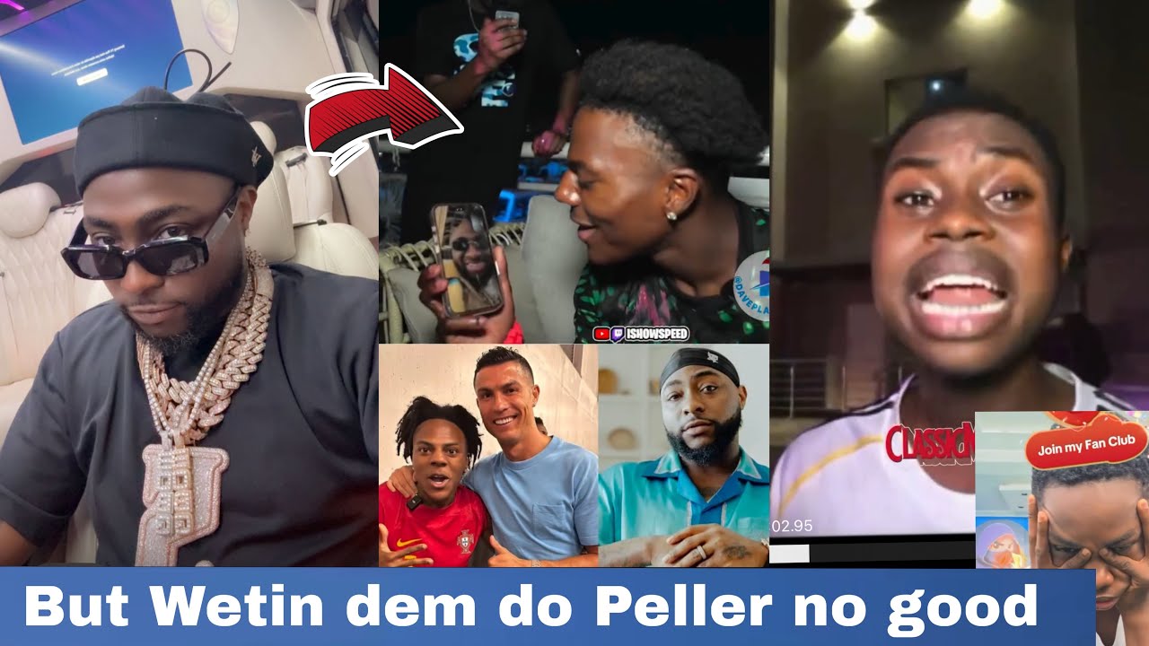 DAVIDO VIDEOCHAT ISHOWSPEED LIVE & PELLER CRY FOR SPEED AS ANU MUM WARN DAVIDO FATHER