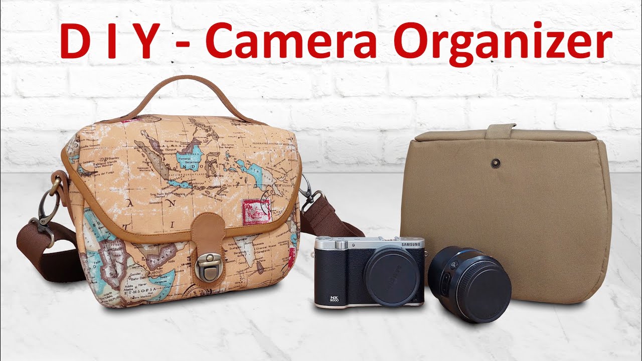 DIY Hattie Camera Organizer - How to make camera bag - Tutorial membuat tas kamera
