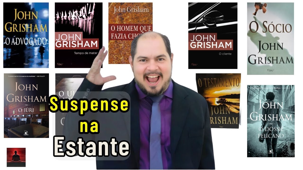 Suspense na Estante – Minha Coleção de John Grisham em Português Part 1 #johngrisham #legalthriller
