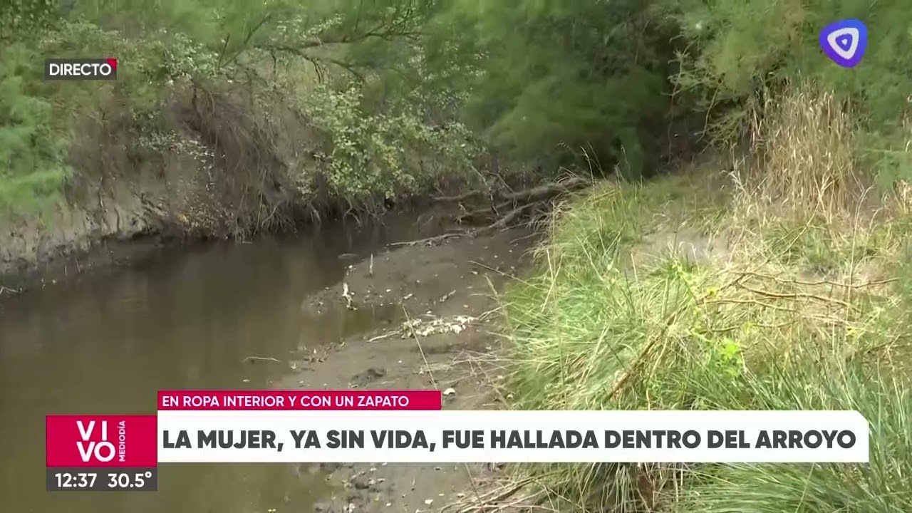 ASÍ ES EL ARROYO EN EL QUE HALLARON SIN VIDA A UNA ANCIANA