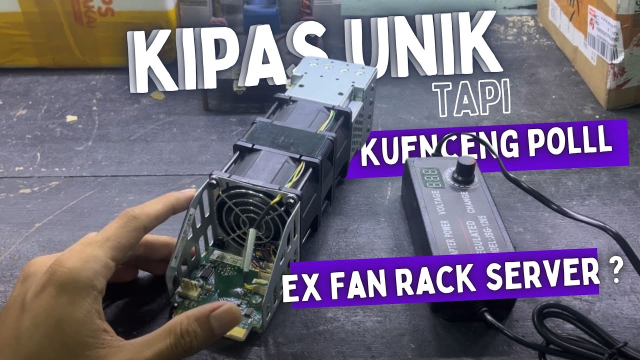 PREVIEW KIPAS UNIK DELTA DOUBLE FAN EX RACK SERVER