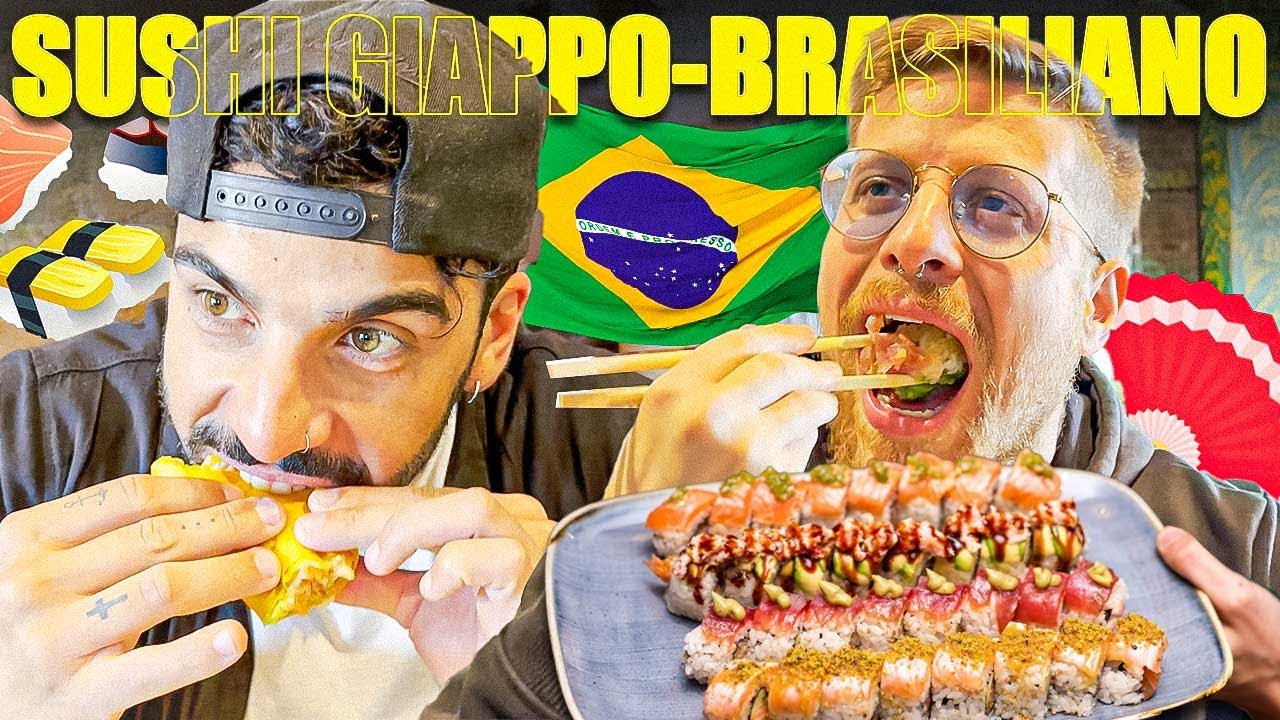 PROVIAMO L’INCREDIBILE SUSHI GIAPPO-BRASILIANO (GODIAMO) - NON APRITE QUESTO VIDEO SE AVETE FAME!