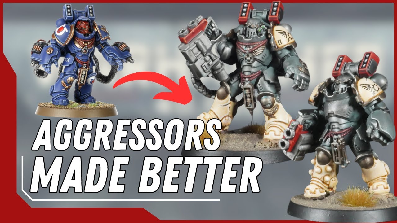 Вы НИКОГДА не видели таких АГРЕССОРОВ - Warhammer 40K Conversion/Kitbash