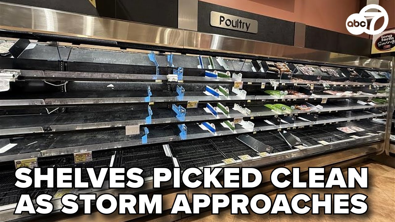 Snowstorm prompts grocery buying frenzy across Virginia, Maryland, DC