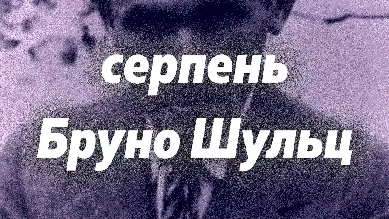 Бруно Шульц - Серпень