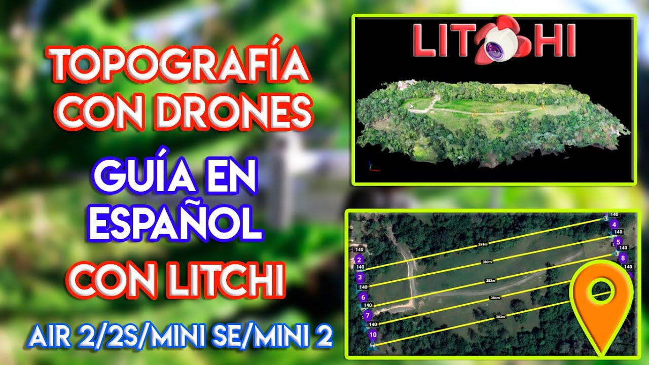Litchi ¿CÓMO HACER FOTOGRAMETRÍA? Mapas 3D en ESPAÑOL